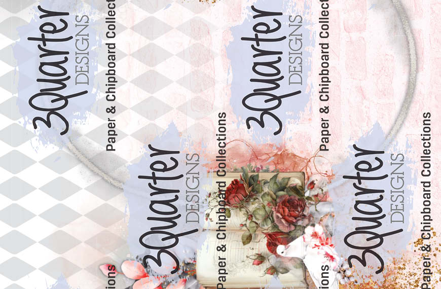 Lot de 6 cartes 10x15 cm Rose ensorcelée
