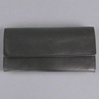 Portefeuille en cuir à trois volets JBG International Women's Wing Flap