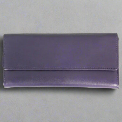 Portefeuille en cuir à trois volets JBG International Women's Wing Flap