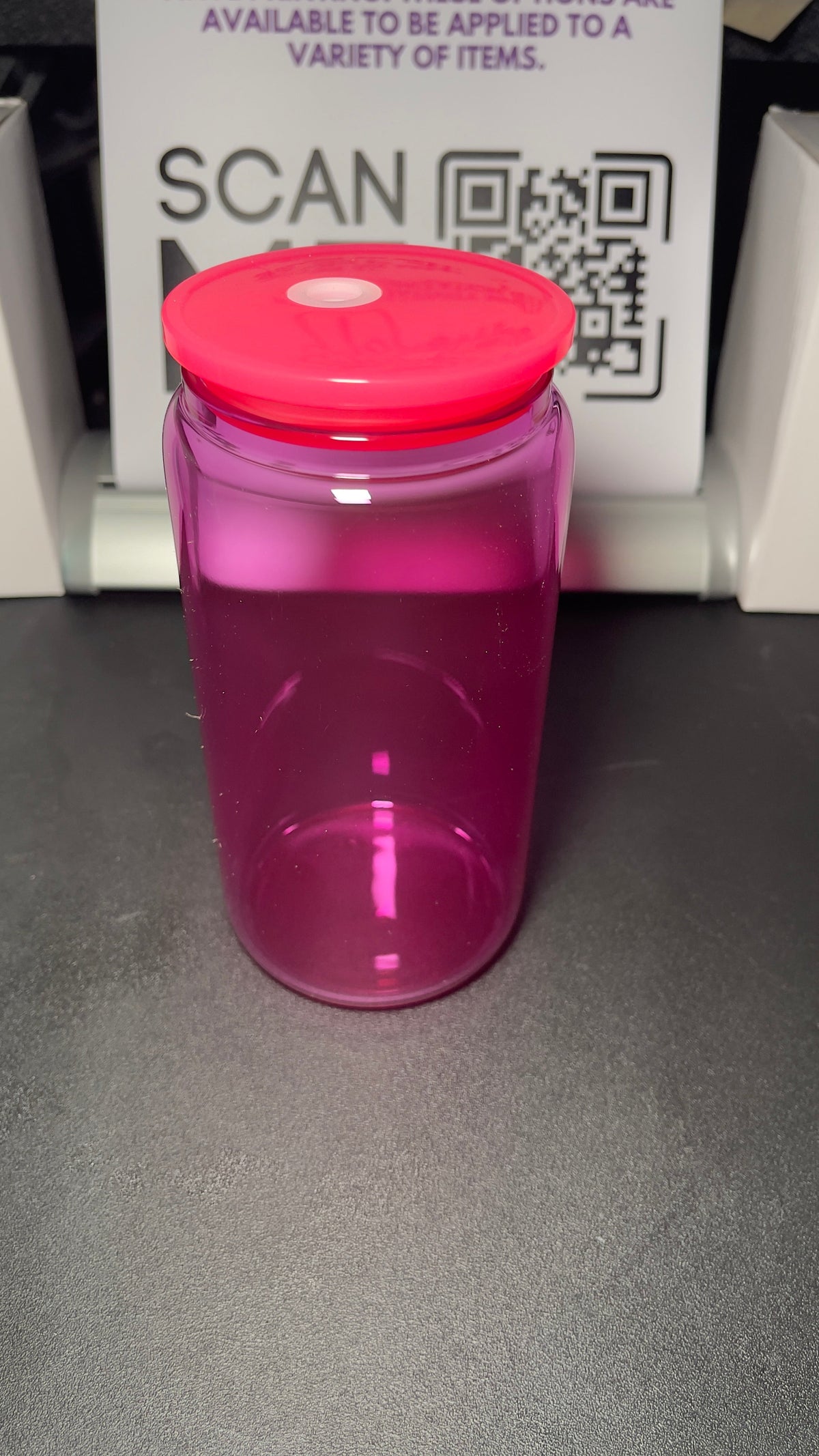 Verre transparent Libby Jelly 10oz - Personnalisable avec vinyle et UV DTF