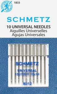 SCHMETZ #1833 Universelle - 80/12 paquet de 10