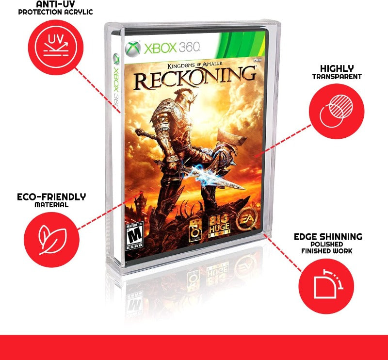Acrylic Protector DVD (Wii, GameCube, PS2, Xbox, Xbox360)- Pack of 2
