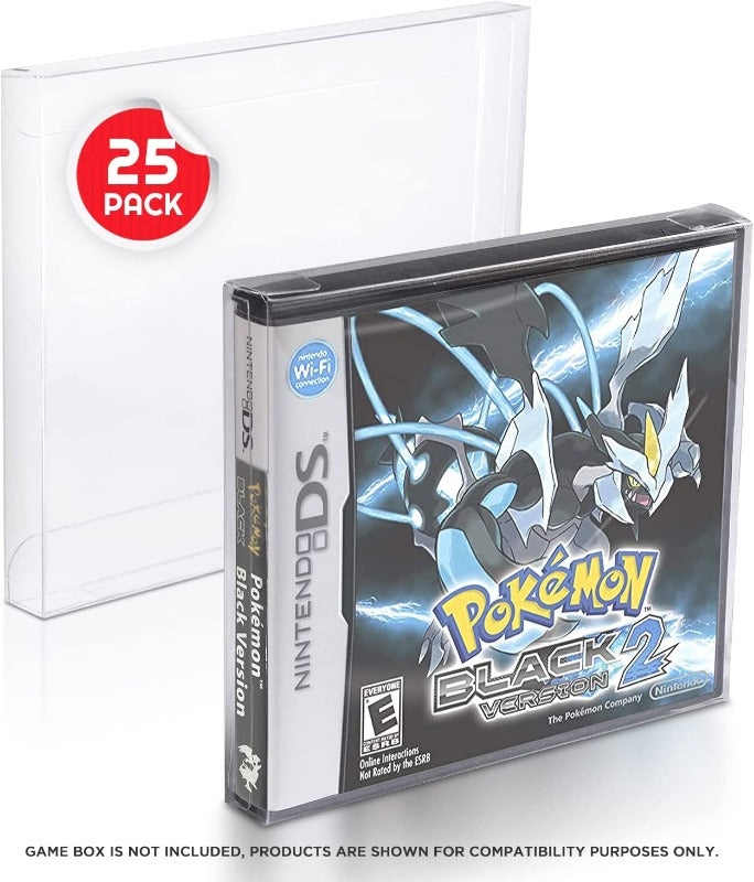 Protège-boîtiers EVORETRO PET pour Nintendo DS (boîte de jeu | NTSC) - Lot de 25