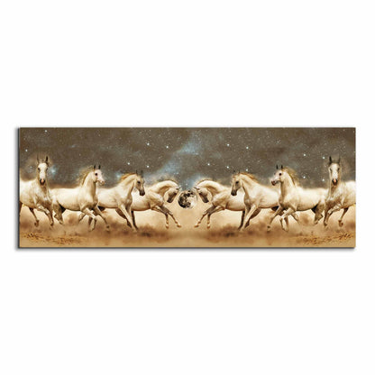 Genèse d'une Licorne Toile Cheval-Art Animalier-Vernis RVB