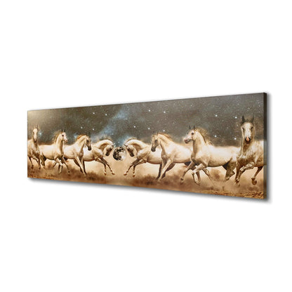 Genèse d'une Licorne Toile Cheval-Art Animalier-Vernis RVB