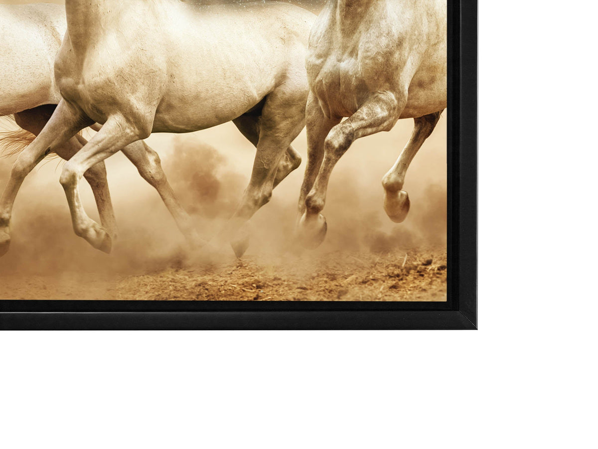 Genèse d'une Licorne Toile Cheval-Art Animalier-Vernis RVB