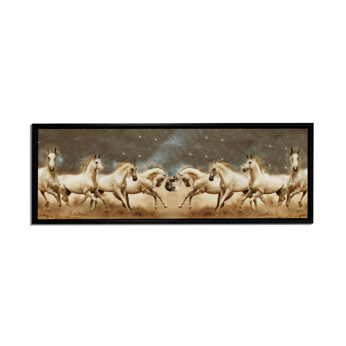 Genèse d'une Licorne Toile Cheval-Art Animalier-Vernis RVB