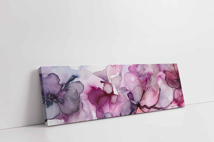 Art mural aquarelle magenta 183 cm x 61 cm