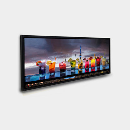 The Hi-Life Toronto Canvas Wall Art | Cocktails & Skyline