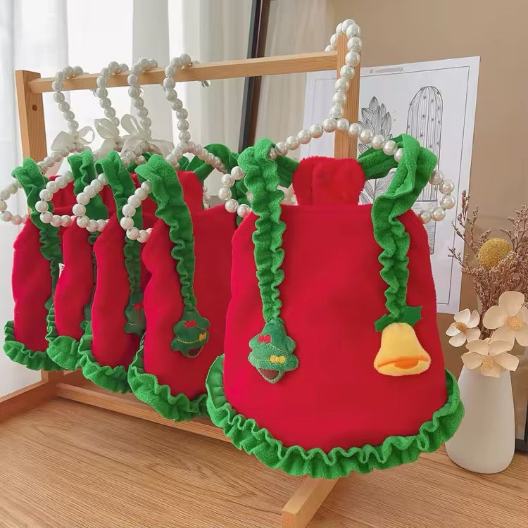 Jingle Bells Dress for Dogs – Festive Holiday Dog Dress