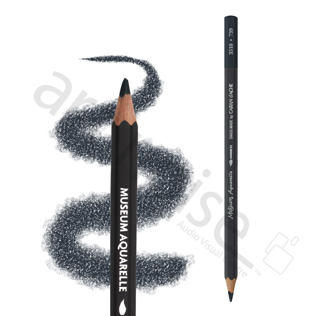 Caran d'Ache - Crayon Aquarelle Museum - Bleus et Verts