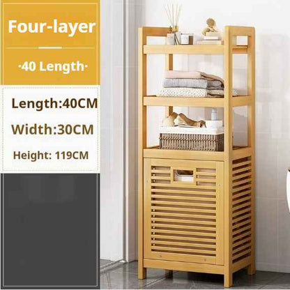 Simple Folding Japanese Nanzhu Fabric Shelf