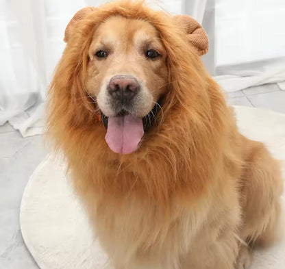 Lion Mane Halloween Dog Costume – Fun Animal Costume for Dogs