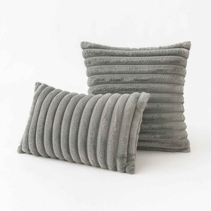 Modern Striped Pillow Cover – Polyester Sofa Cushion Case for Living Room & Bedroom