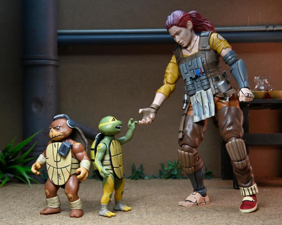 Teenage Mutant Ninja Turtles: The Last Ronin - Les années perdues Grammy April avec bébé Yi et Moja