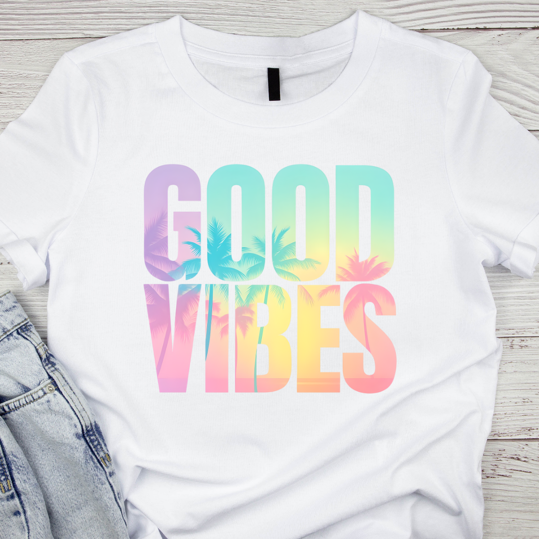 TRANSFERT DTF/DTF UV Good Vibes