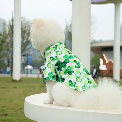T-shirt pour chien de la Saint-Patrick – T-shirt festif pour animaux de compagnie