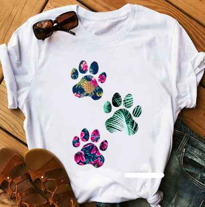 Round Neck Minimalist Retro Loose Fitting Women's Short Sleeved