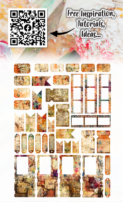 AALL and Create - Ephemera Die-Cuts - Nostalgic Brown