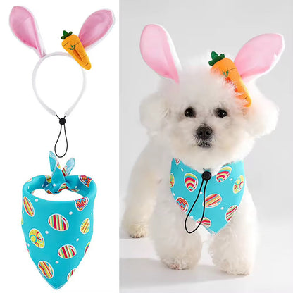 Ensemble Lapin de Pâques – Tenue Festive de Luxe pour Chien