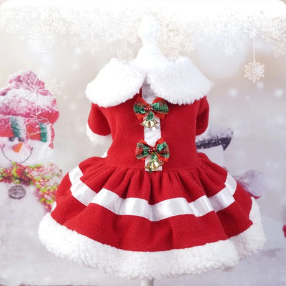 Robe de Noël Nicholas Noel pour chien | Tenue de fête de Noël