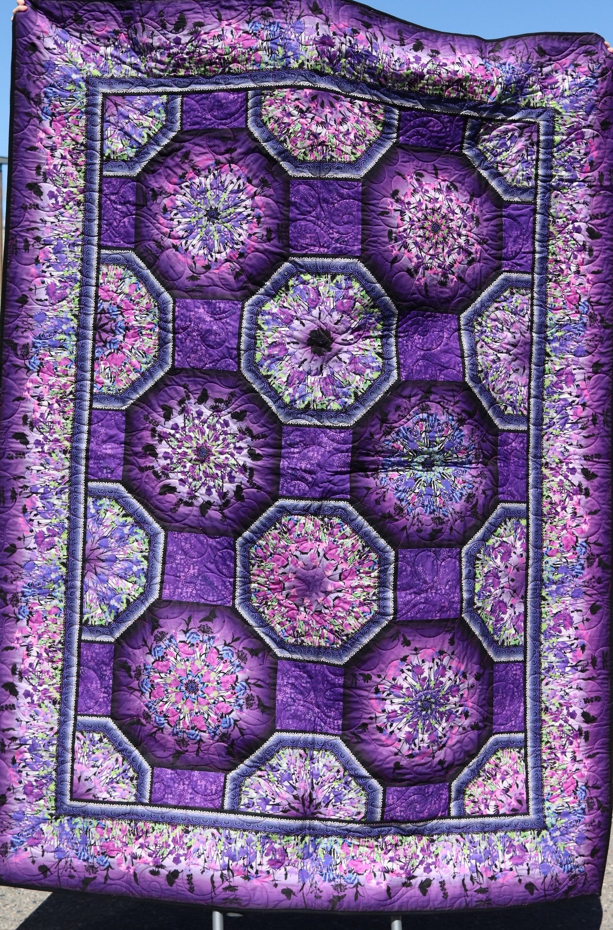 Store Sample- Twin Quilt- Hexagons