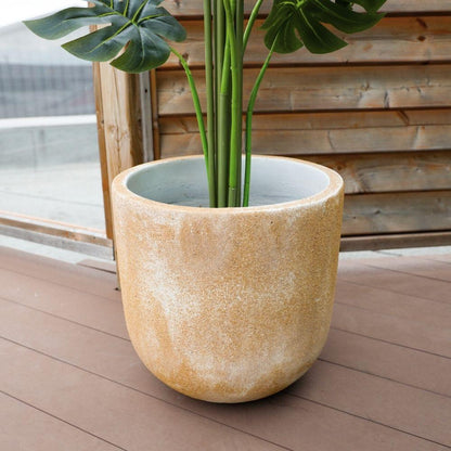 Pot de fleurs Trevi en ciment (plusieurs tailles)