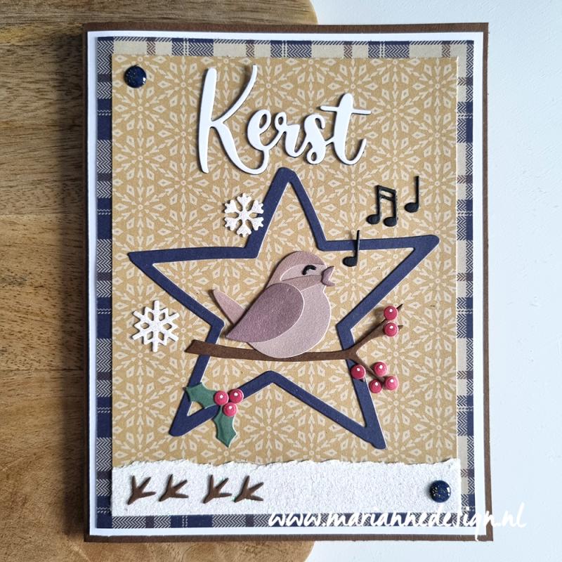 Bloc de papier Marianne Design A4 - Hygge d'hiver