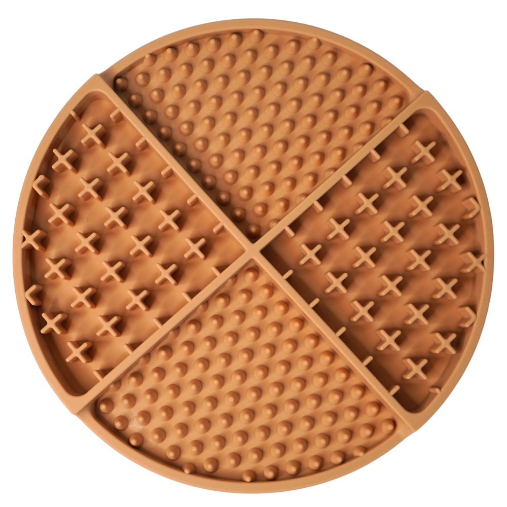 Tapis de léchage en silicone 20 cm - Kaki