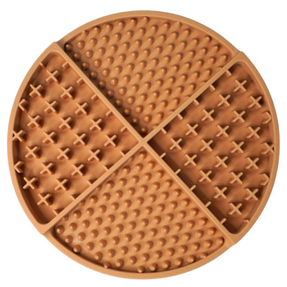 Tapis de léchage en silicone 20 cm - Kaki