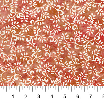 Banyan Batiks Watercolor Floral - Vignes Orange - 80644-57