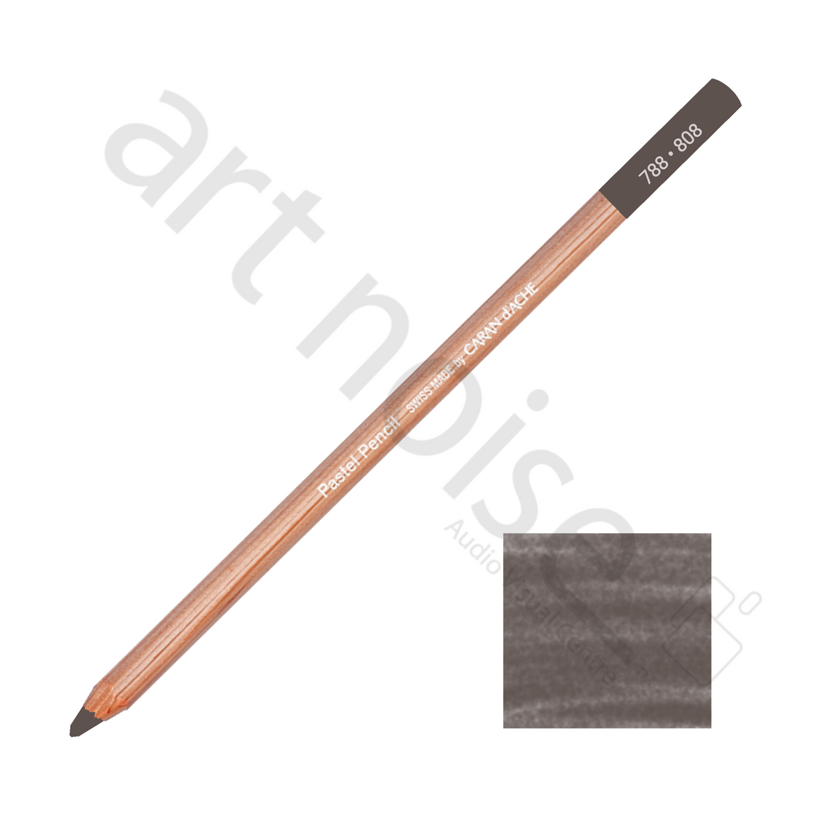 Caran d'Ache - Crayon Pastel - Noir, blanc et gris