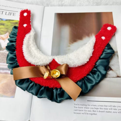 Bandana de Noël pour animaux de compagnie – Accessoire de fête à fourrure pour les fêtes de fin d'année