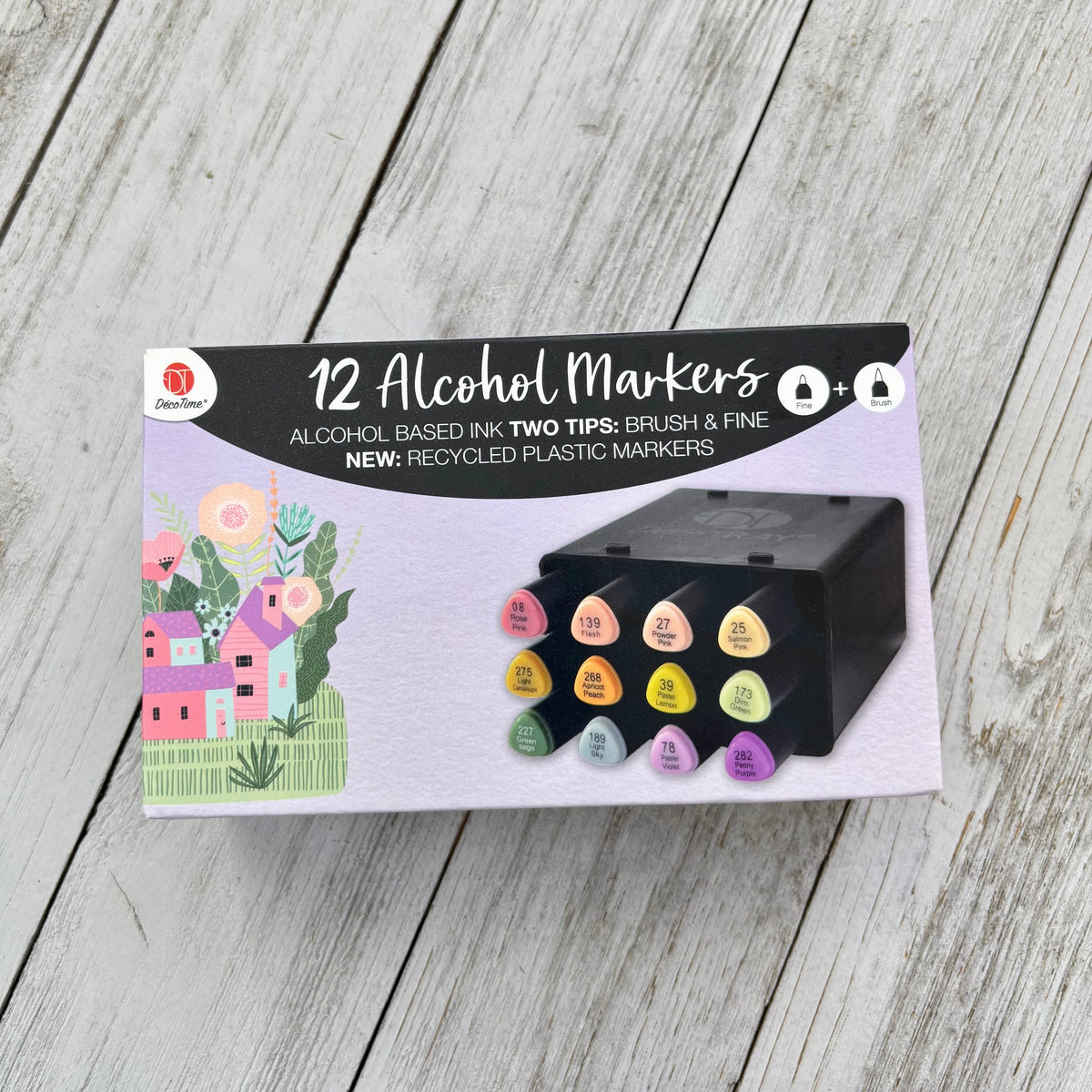 Feutres à alcool Deco Time – Sérénade pastel