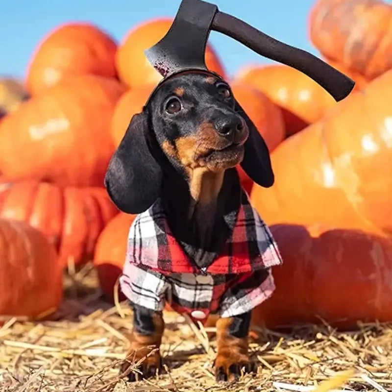 Axe Dog Halloween Costume | Pet Costume Prop
