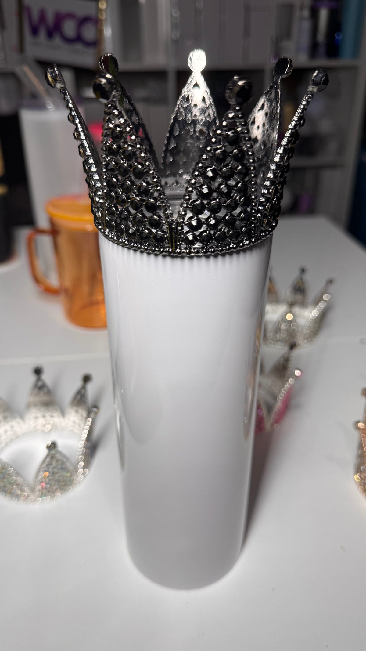 Gobelet Couronne - Décoration Strass Scintillante