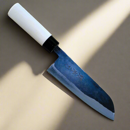 Aogami 165 | Santoku Knife 165mm Blue#2 Soft iron Blade | Made in Japan