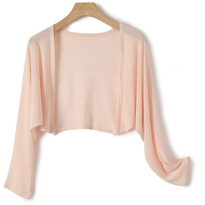 Women's Lightweight Sun Protection Shirt – Sheer Ice Silk Long-Sleeve Cover-Up Coat