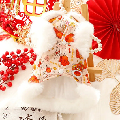 Midnight Celebration Holiday Dog Dress | New Year Occasion Outfit