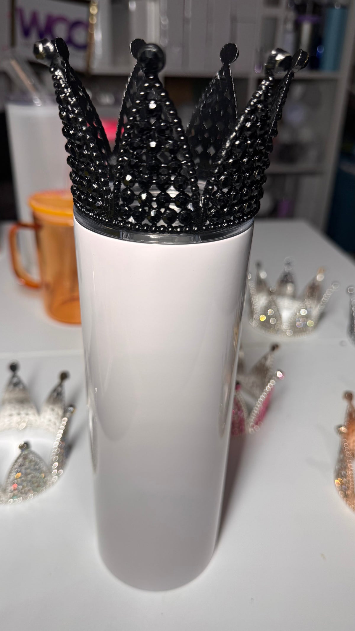 Gobelet Couronne - Décoration Strass Scintillante