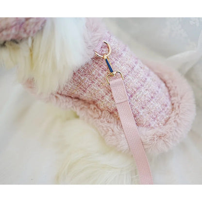 Ensemble pour chien Missy Baby en tweed | Tenue classique coordonnée pour chien