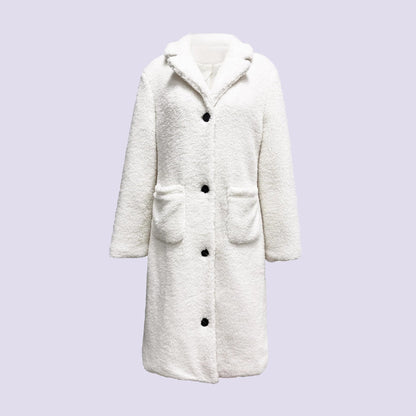 Women’s Long Winter Coat – Warm Autumn & Winter Full-Length Casual Outerwear Jacket