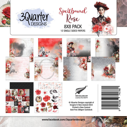 Paquet Spellbound Rose 8x8