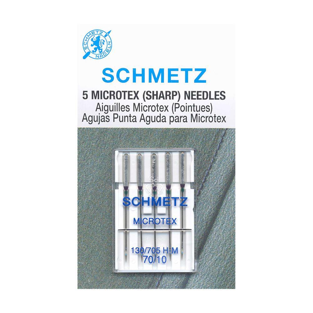 Aiguilles SCHMETZ #1729 Microtex sur cartonnette - 70/10 - 5 pièces