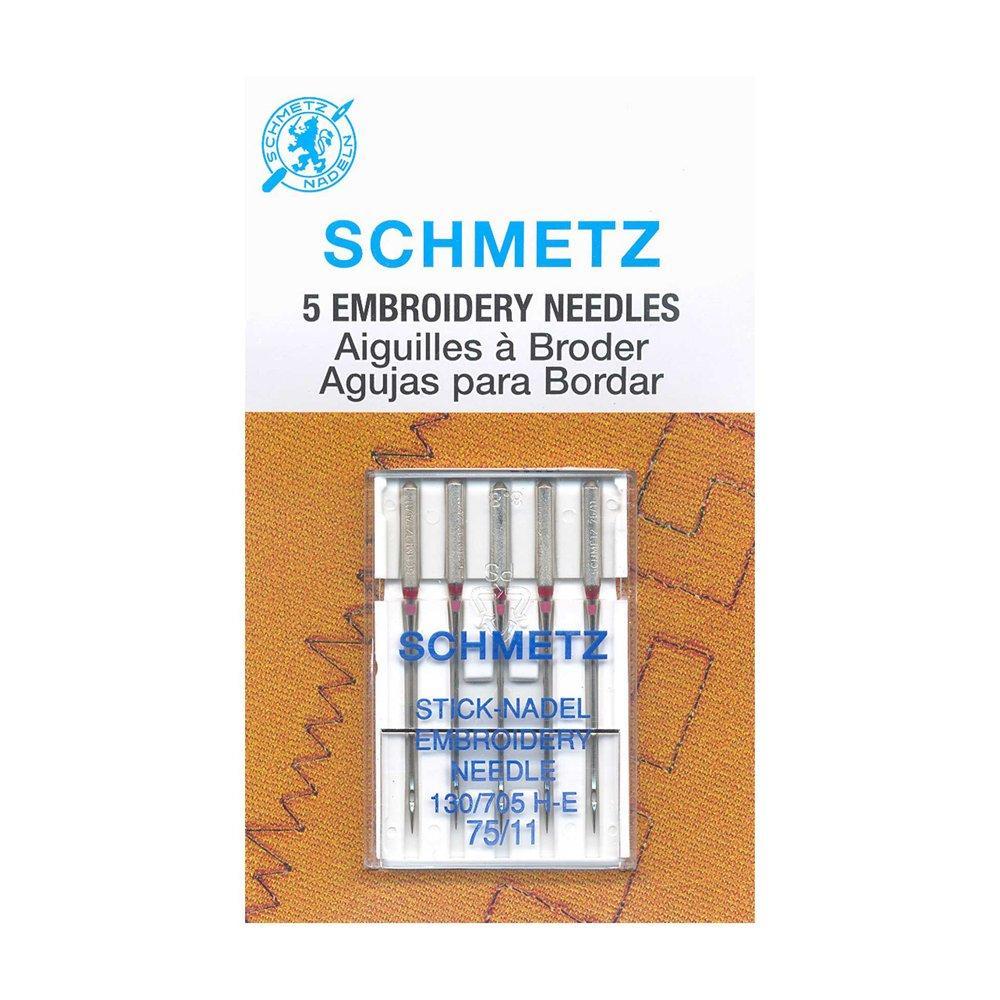 Aiguilles à broder SCHMETZ #1745 sous blister - 75/11 - 5 pièces