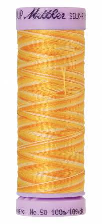 Fil à coudre en coton panaché Mettler Silk-Finish 50wt 100M Horizon