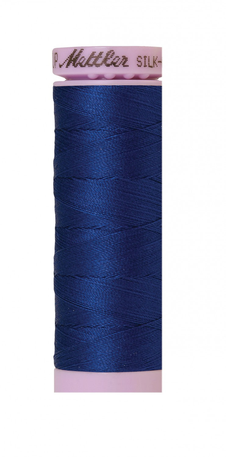 Mettler Silk-Finish - Imperial Blue - 50wt Cotton Thread 164yd/150m