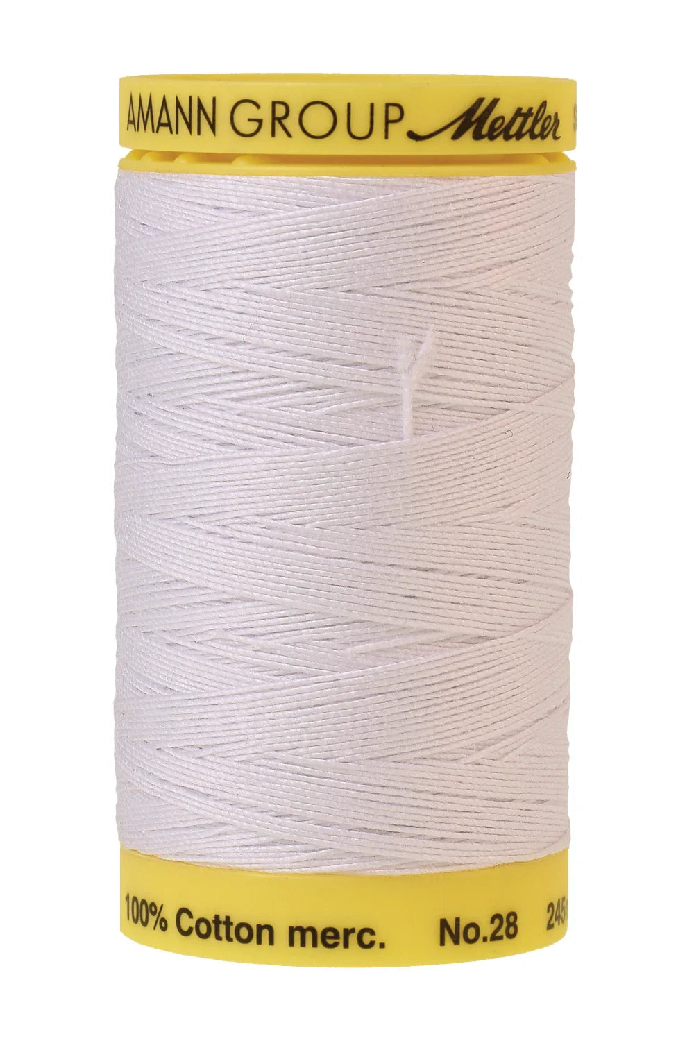 Mettler Silk-Finish - White - 28wt Cotton Thread 275yd