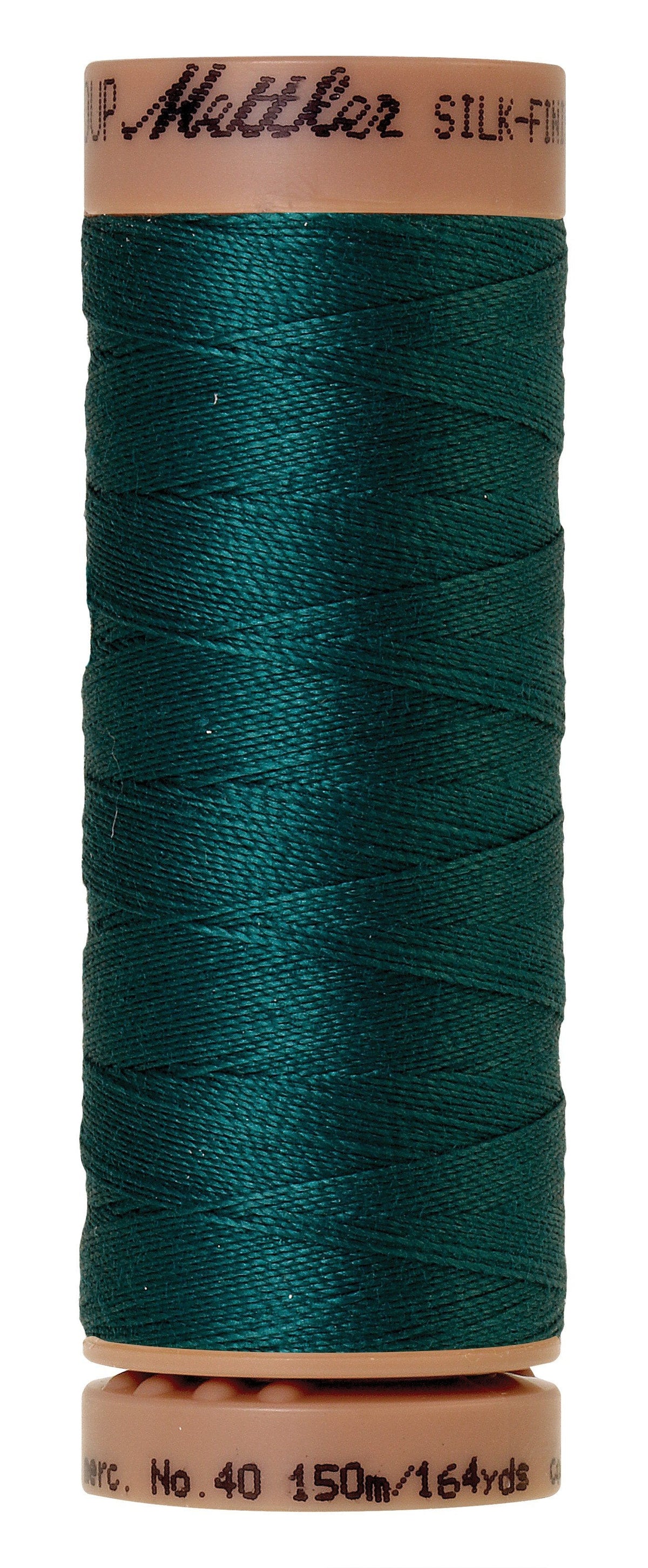 Mettler  Silk-Finish 40wt Solid Cotton Thread 164yd/150M Tidepool