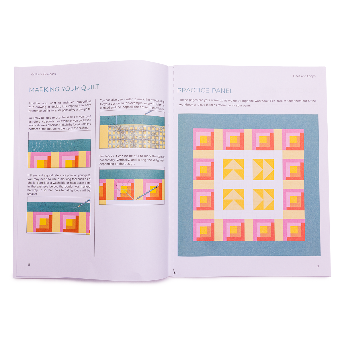 Quilter's Compass: Lines and Loops Skill Builder